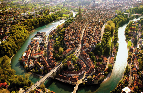 bern, altstadt, old town, medieval, aare, switzerland, aavtravel