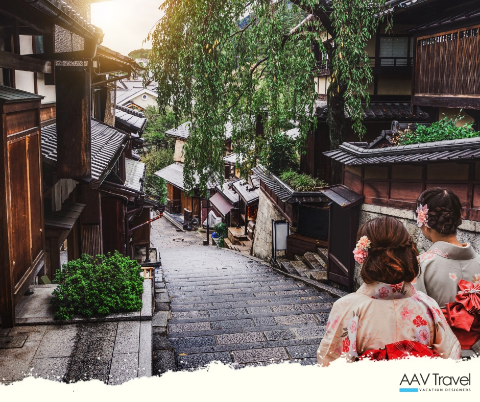 Strolling the streets in Japan